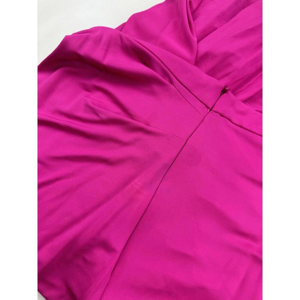 Dries Van Noten Mid Length Draped Skirt Fuchsia Pink Size FR 38 | US 6 - Picture 7 of 7